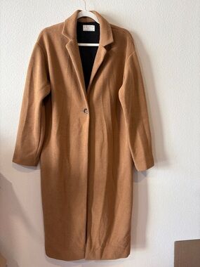 Z Supply Long Trench Coat with Single-Button closure